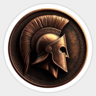 Spartan Coin Sticker